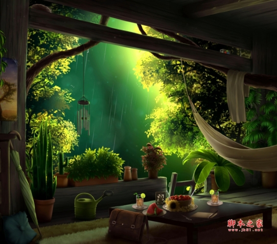 Wallpaper Engine 夏日雨中的森林小屋壁纸 免费版