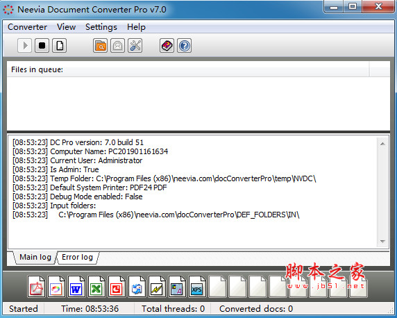 Neevia Document Converter Pro(多种文件格式转换工具) v7.5.0.211 安装版(附教程)