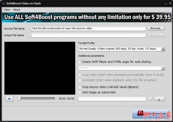 Soft4Boost Video to Flash(视频到Flash转换器) v8.0.3.179 免费安装版