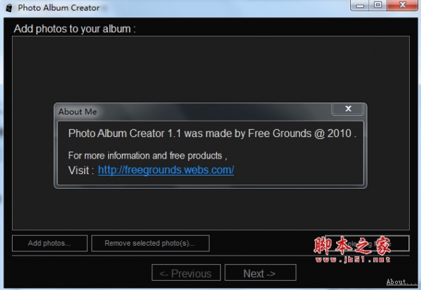 Photo Album Creator(Exe相册制作软件) v1.1 免费绿色版
