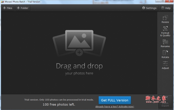 Movavi Photo Batch(图片批处理软件) v1.0.3 免费安装版
