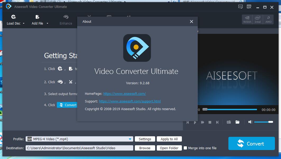 Aiseesoft Video Converter Ultimate(强大的视频转换工具) v10.8.20 官方安装版