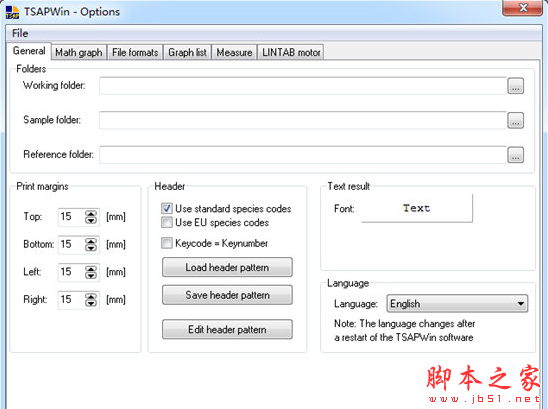 TSAPWin(树木年轮定年工具) v4.81c 免费安装版	