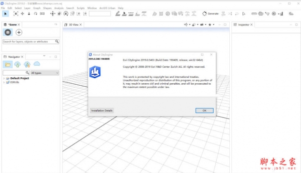 Esri CityEngine(3D城市建模软件) v2019.0 64位激活版(附激活文件+安装教程)