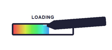 CSS3实现的彩虹笔绘画loading加载动画特效源码