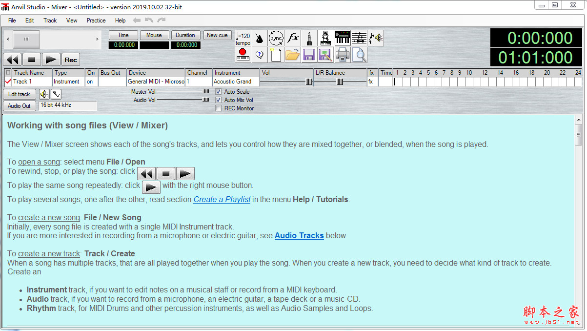 MIDI专业制作软件(Anvil Studio) v2023.1.1 免费安装版