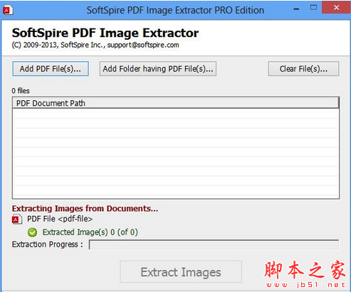 SoftSpire PDF Image Extractor(PDF图片提取工具) v1.3.0.0 免费安装版