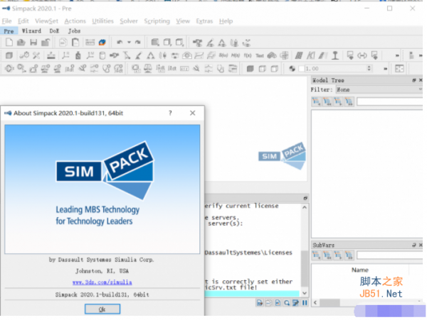 DS SIMULIA Simpack 2020.1 无限制许可授权版(附激活文件+安装教程)