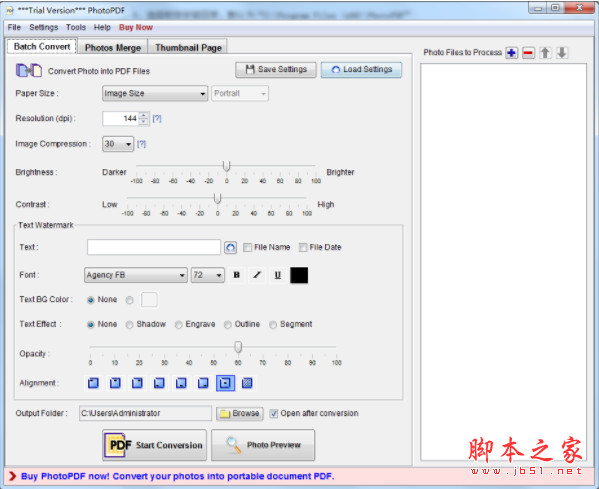 PhotoPDF(图片转pdf软件) v5.0.2 免费安装版(附教程)
