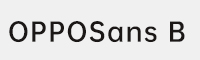 OPPOSans B可商用字体