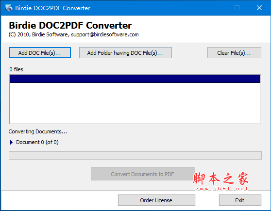 Birdie DOC2PDF Converter(格式转换工具) v2.1 免费安装版
