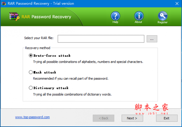 Top RAR Password Recovery(RAR密码破解恢复工具) v2.30 特别安装版