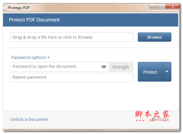 Protego PDF(PDF加密) v0.8 绿色免费版
