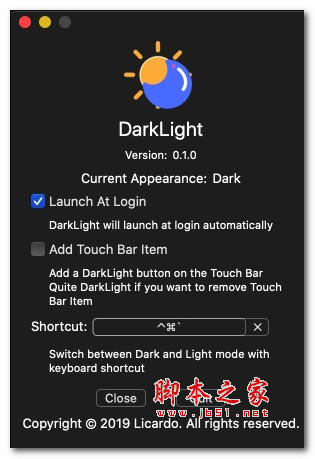 DarkLight for mac V0.1.0 苹果电脑版