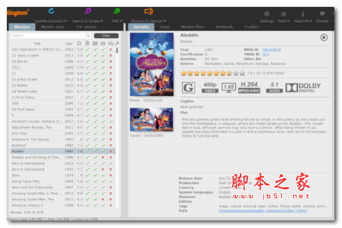 tinyMediaManager(本地视频管理软件) v3.1.3 Build 2020-01-22 Nightly 免费中文版