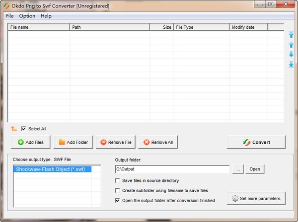 Okdo Png to Swf Converter(PNG图片转SWF工具) v5.6 免费安装版