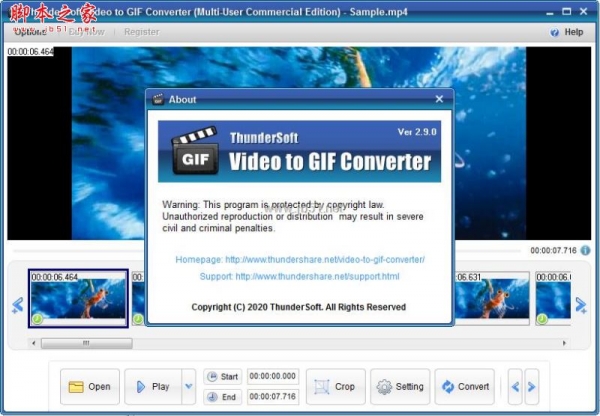 视频转GIF软件 ThunderSoft Video to GIF Converter 激活补丁 v5.3.0 附教程