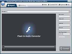 swf转音频文件ThunderSoft Flash to Audio Converter安装及激活