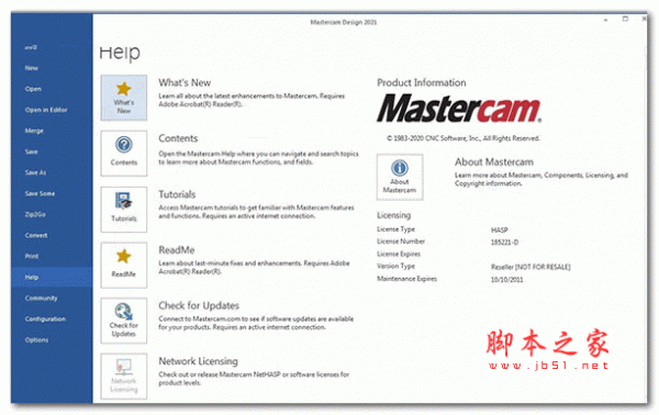mastercam2021 v23.0.12664.0 64位 英文官方免费版(附破解工具+汉化包) 