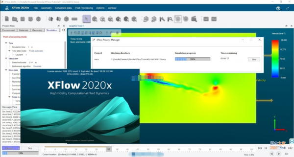 计算流体动力学(CFD)软件 DS Simulia XFlow 2020x 中文授权激活版 Win64