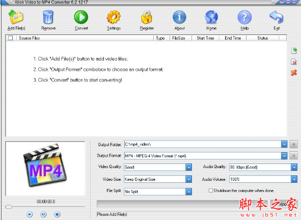 Allok Video to MP4 Converter(视频转换软件) v6.2.1217 免费安装版