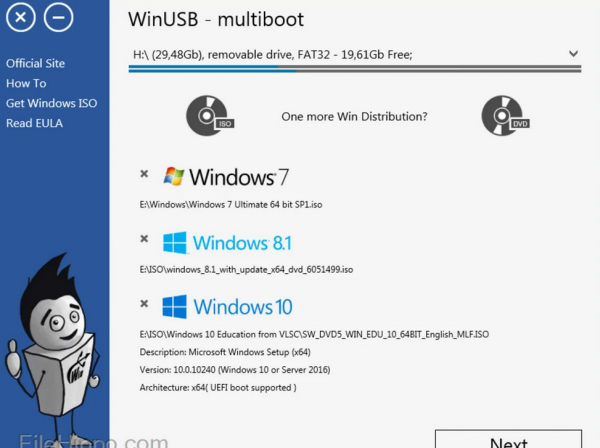WinUSB U盘创建工具 v3.7.0.1官方免费版