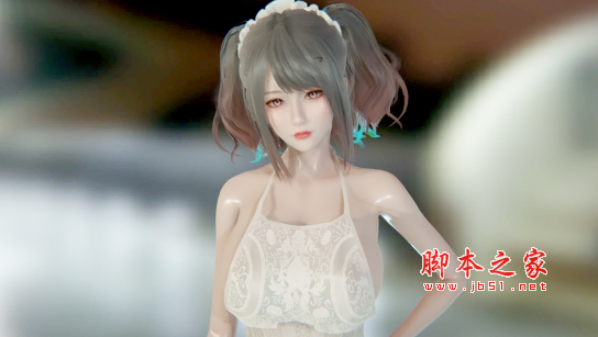 AI少女双马尾女仆MOD(女仆萌妹子人物) 免费版