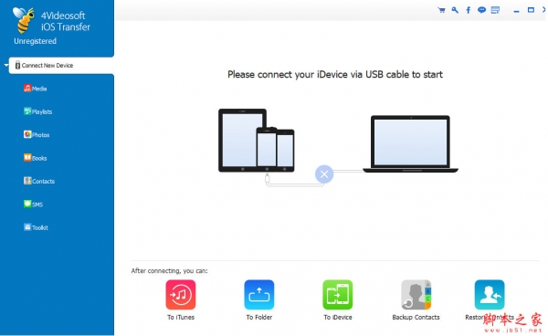 4Videosoft iOS Transfer(iPhone文件传输软件) v9.2.20 免费安装版