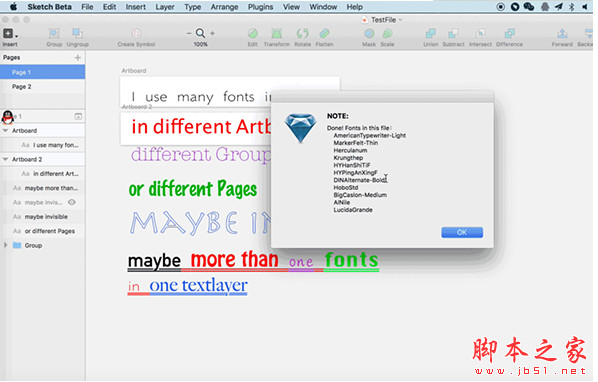 Font Packer(Sketch插件) for Mac V1.0 苹果电脑版