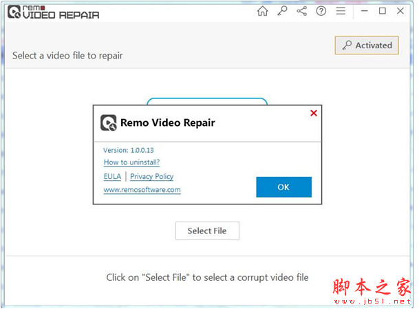 Remo Video Repair(视频修复工具) v1.0.0.16 官方安装版(附激活补丁+教程)
