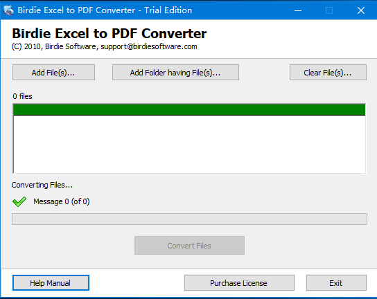 Birdie Excel to PDF Converter(XLS转PDF转换器) v2.9 官方版