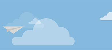 CSS3 + SVG 实现的纸飞机在云层飞行动画效果源码