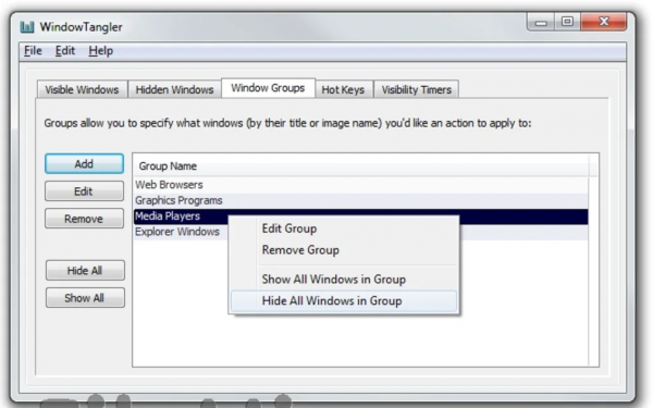 WindowTangler 窗口管理软件 v1.1 官方免费版