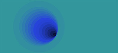 CSS3 实现的渐变圆环隧道动画效果源码