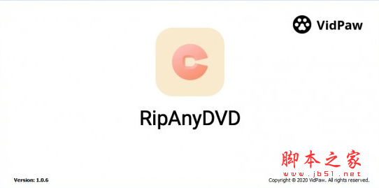Vidpaw RipAnyDVD(DVD格式转换工具) v1.0.8 免费安装版
