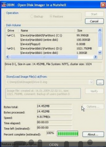 Open Disk Imager 磁盘映像工具 v0.34 官方免费版