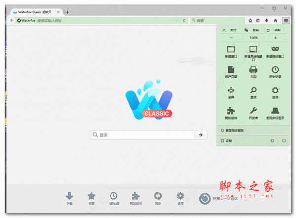 waterfox水狐浏览器 v2020.07 绿色免费中文版 64位