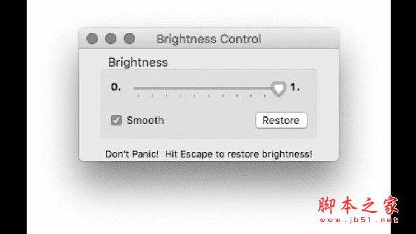 Brightness Control(屏幕亮度调节) for Mac v1.1 苹果电脑版