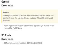 苹果更新iOS 14 Beta 3暂时禁用3D Touch