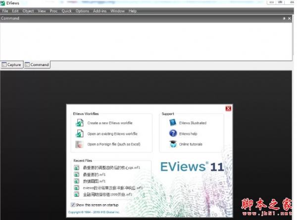 EViews 11.0 Enterprise Edition V11.0.0 官方最新版(附安装使用