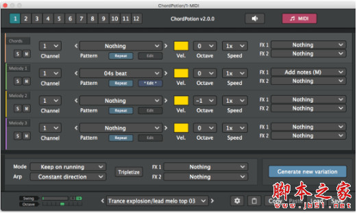 ChordPotion(MIDI效果器) for Mac V2.0.0 苹果电脑版