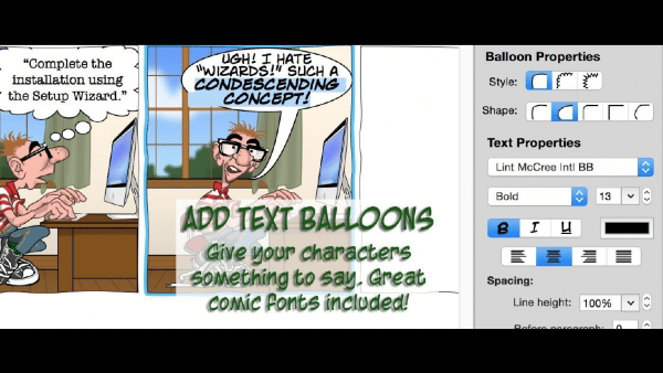 Comic Strip Factory(漫画创作软件) for Mac V1.0.135 苹果电脑版