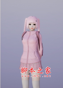 AI少女粉色头发精灵可爱小萝莉MOD 免费版