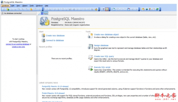 PostgreSQL Maestro Pro(PostgreSQL数据库管理工具) v19.10.0.4 授权安装版