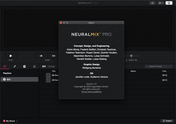 音源编辑器 Algoriddim Neural Mix Pro Mac v1.0 直装特别版