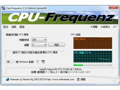 cpu运行频率检测工具(CpuFrequenz) v4.21 绿色免费版
