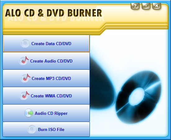 ALO CD & DVD Burner(光盘刻录软件) v4.6 官方版