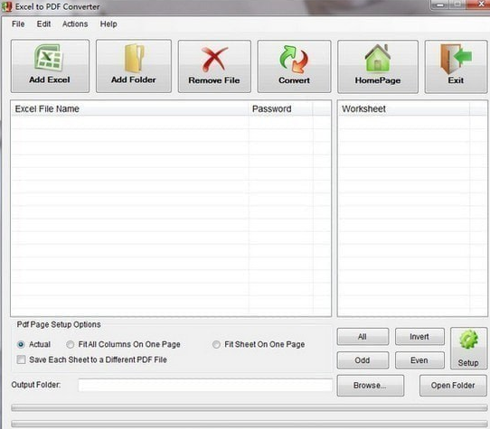 Free Excel to PDF Converter(Excel转PDF软件) v1.0.0.0 免费安装版