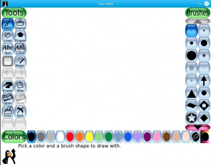 Tux Paint(儿童绘画学习软件) for Mac V0.9.24 苹果电脑版