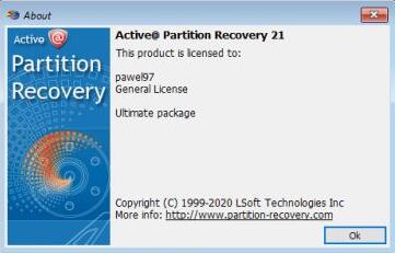 Active Partition Recovery Ultimate 硬盘分区恢复工具 21.0.1 WINPE x64